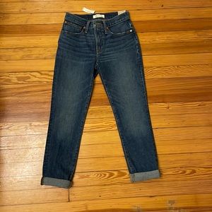 NWT Madewell Tomboy Straight Jeans W23